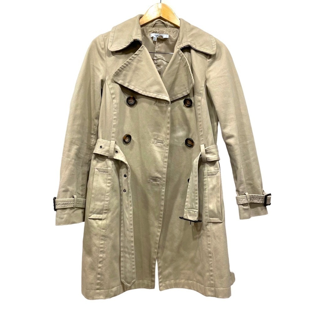 Zara Beige Trench Coat - Picture 3 of 12